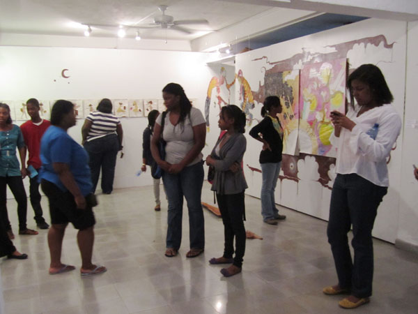 COB Art Class Visits Popop