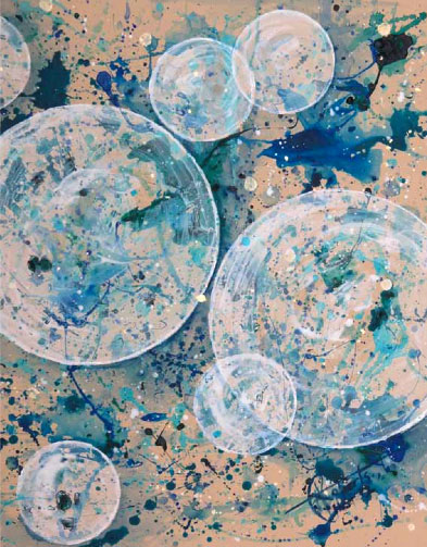 Suspended Bubbles Pay Homage To Bahamian Waters